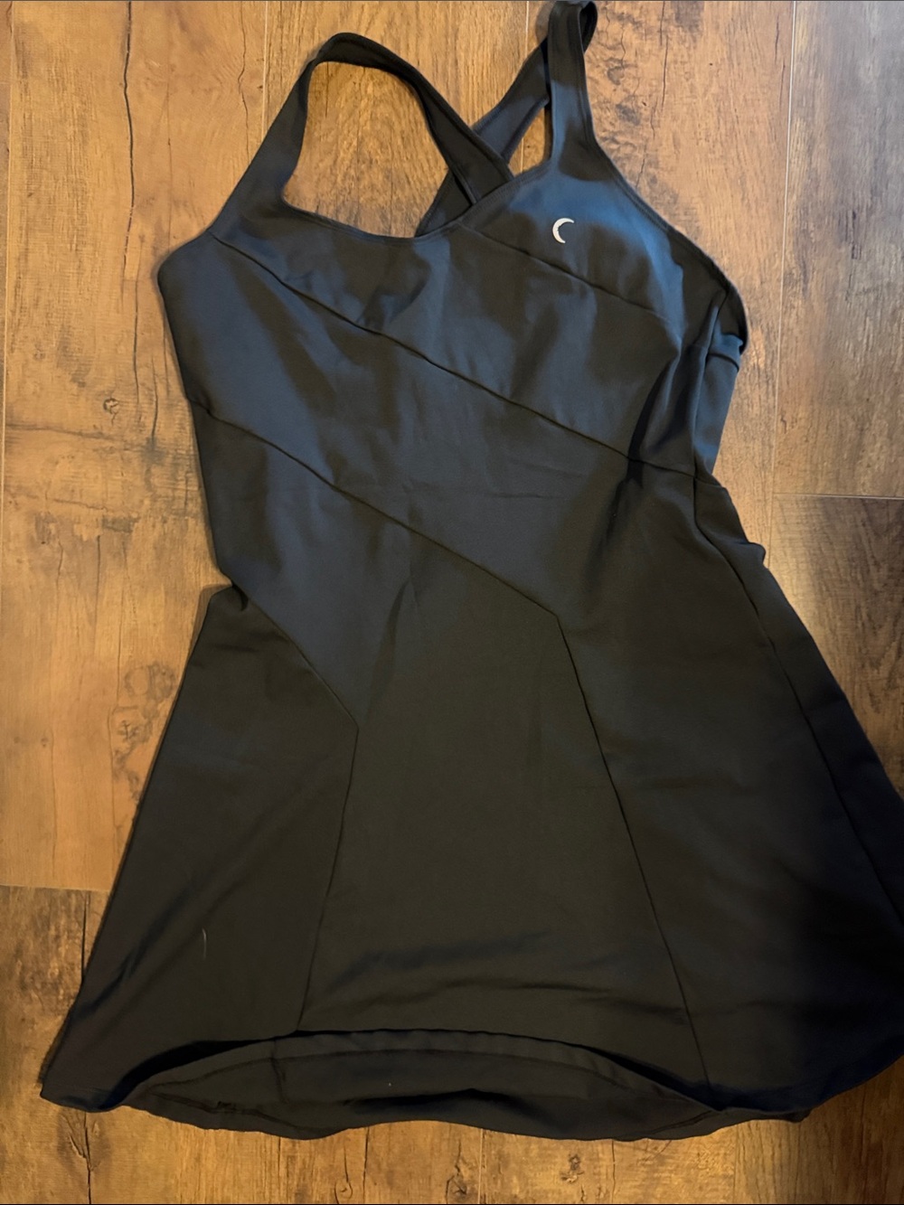 ZYIA Black Crossback Athletic Mini Dress